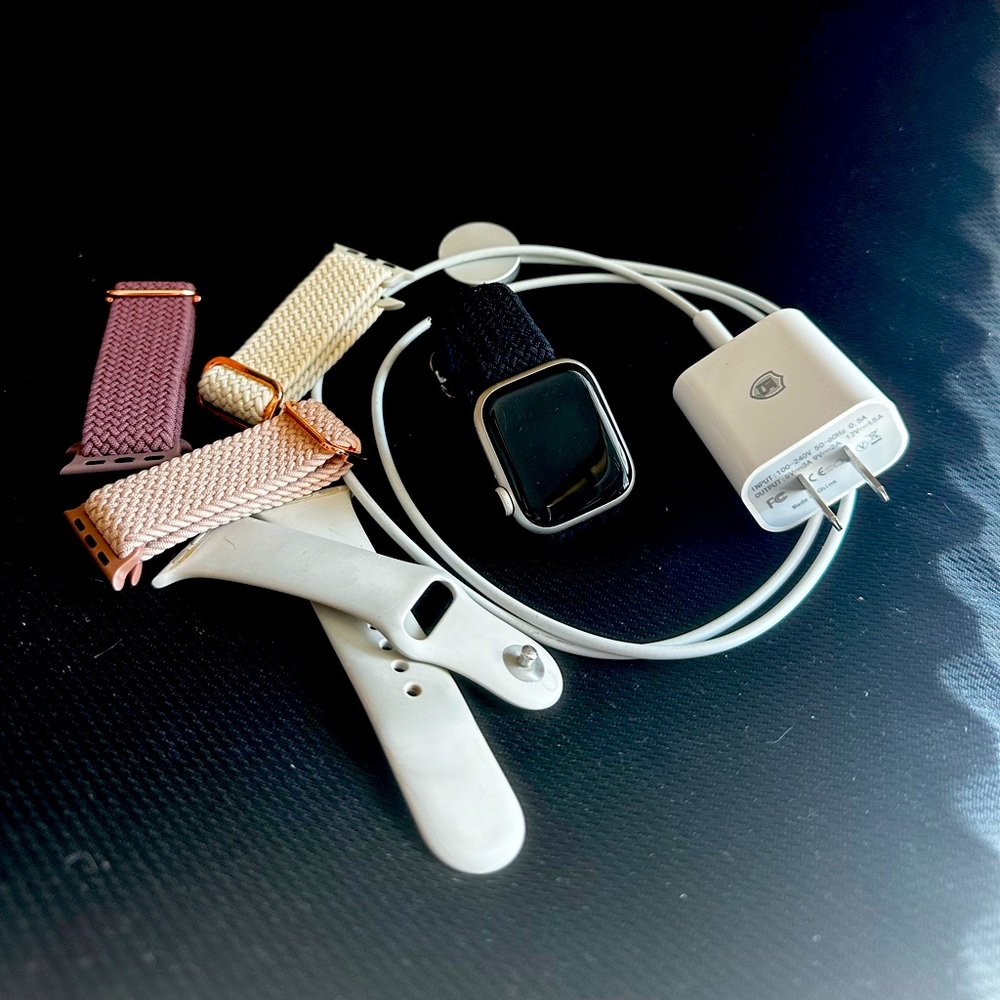 Apple Watch 8 series with multiple bands